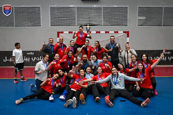 ناشئات يد الزهور يتوّجن بكأس مصر لكرة اليد 